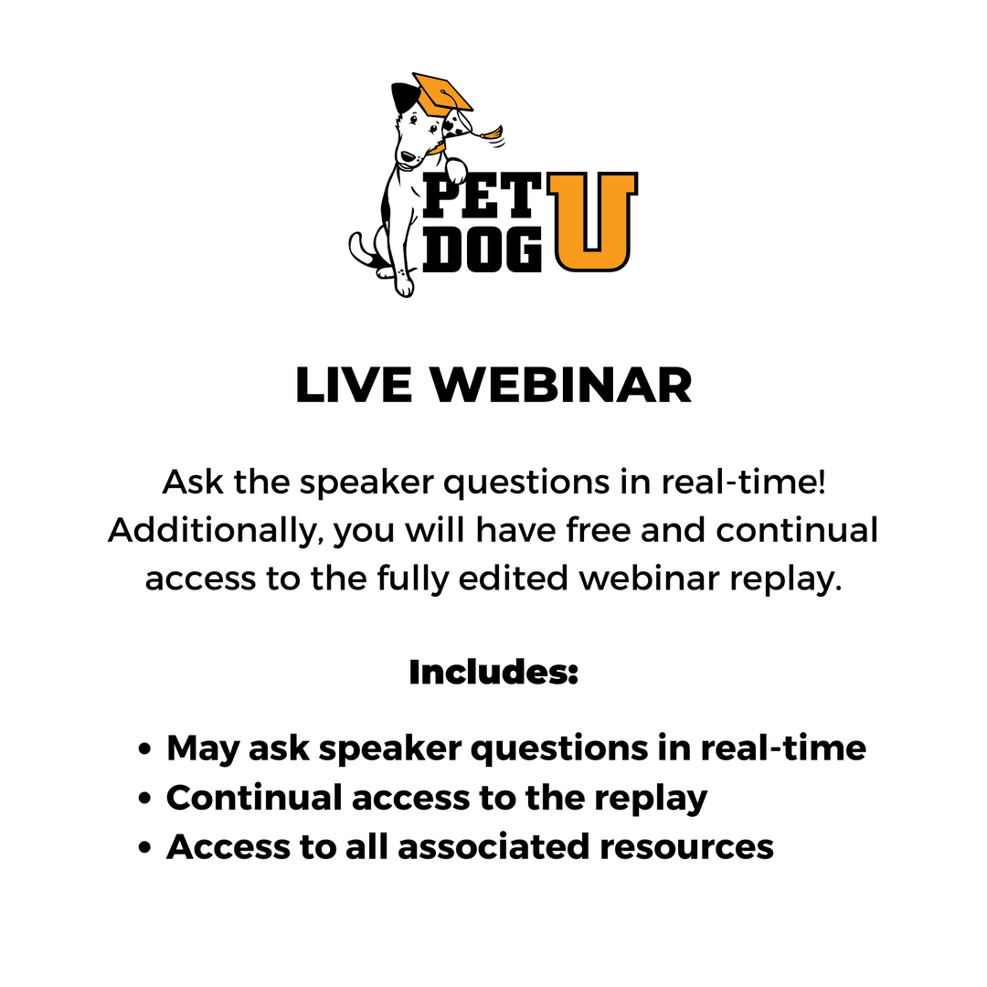 No Need to Bark, They are Friends Webinar