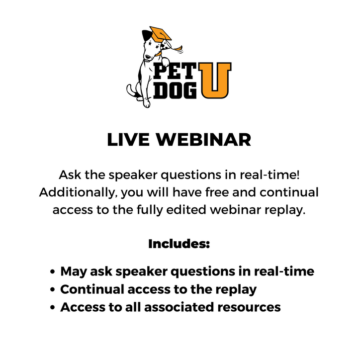 Instructors Canine Body Behavior and Teaching Classes Webinar